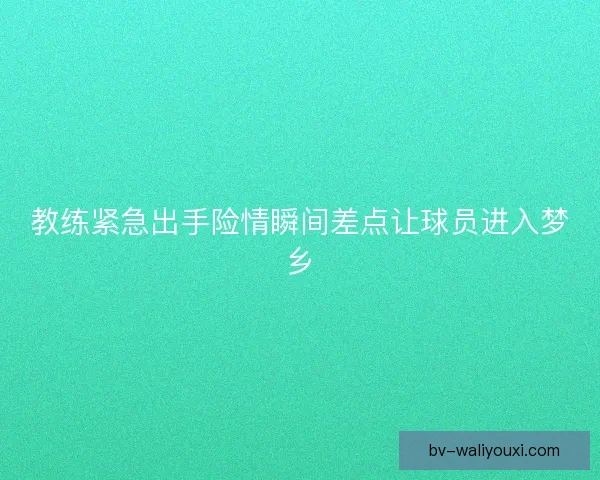教练紧急出手险情瞬间差点让球员进入梦乡 教练紧急出手险情瞬间差点让球员进入梦乡